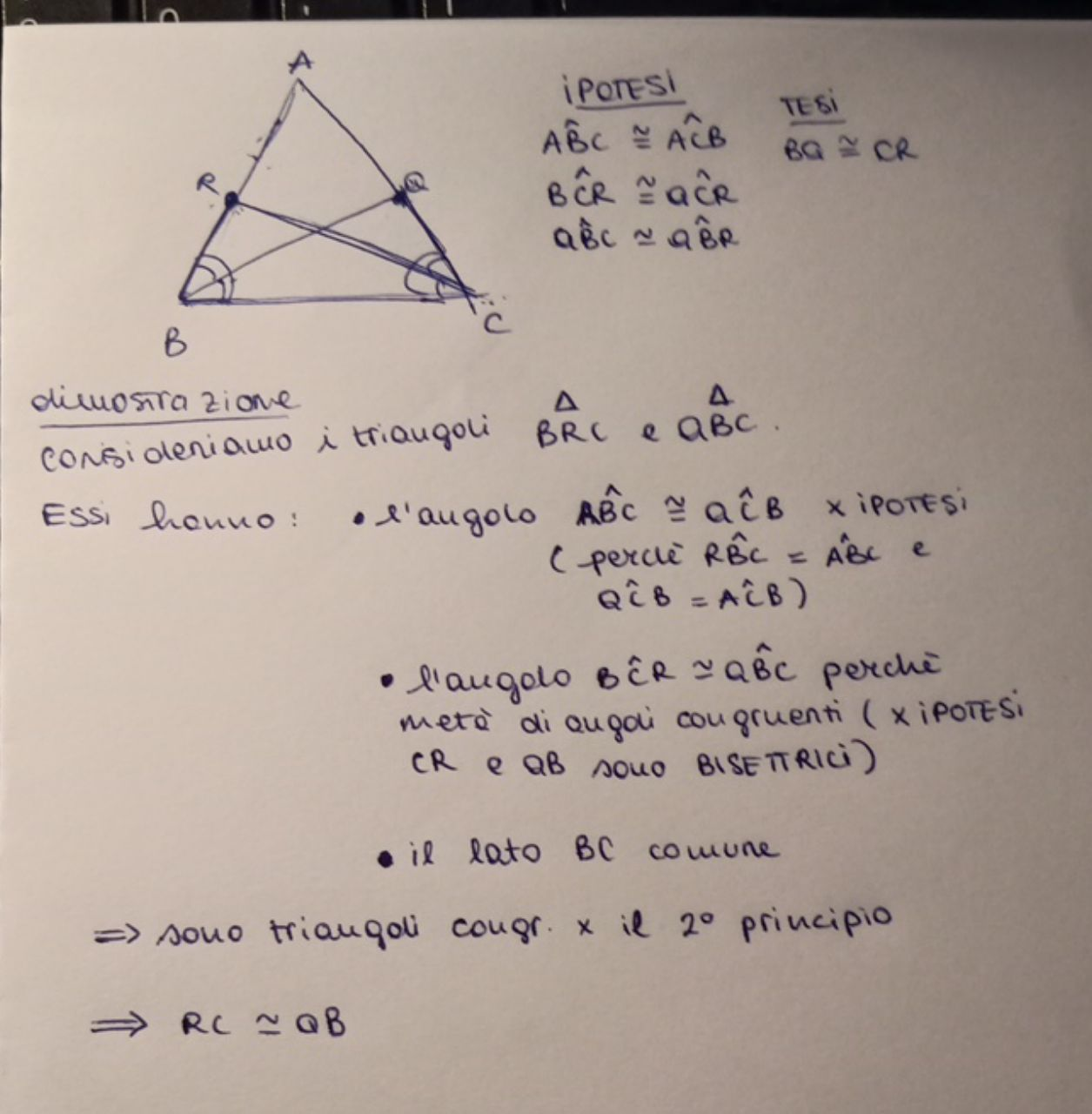 Dimostrazione Domande Sos Matematica