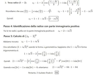 Radici complesse forma trigonometrica 2