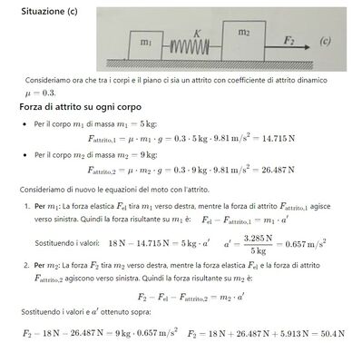 Masse collegate da molla 3