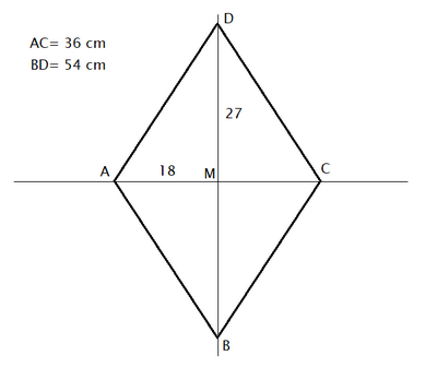 rombo   semi diagonali