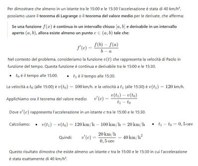 Lagrange per accelerazione