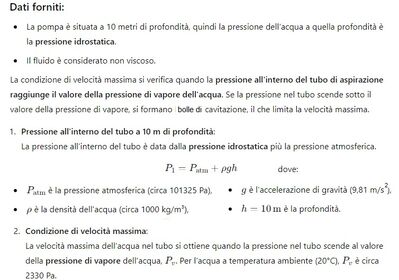 Pressione tubo di captazione 1