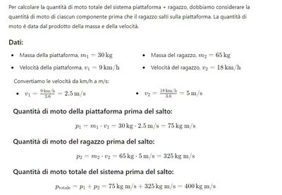 Quantità di moto 1