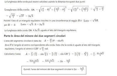 circonferenza con triangolo equilatero iinscritto 2