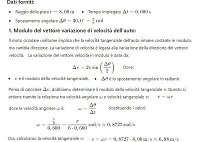 Velocità e accelerazione centripeta 1