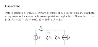 Esercizio s e