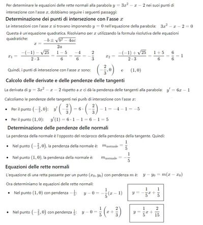 Normali a parabola