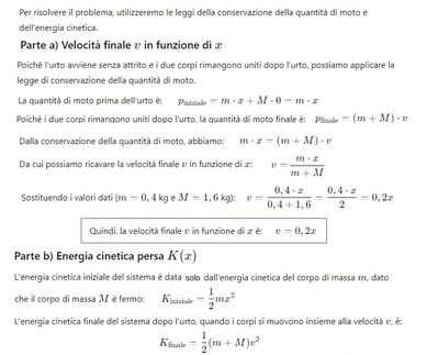 Velocità urto energia 1