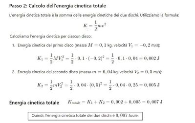 Esplosione fra 2 masse 2