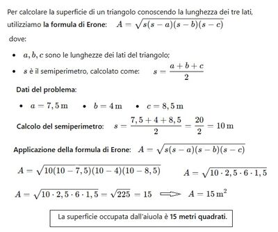 Area triangolo