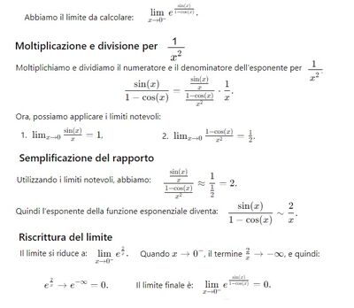 limite esponenziale con prodotti notevoli