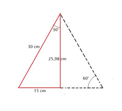 triangolo rettangolo metà di un equilatero