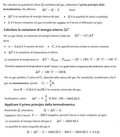 Calore sul gas e lavoro