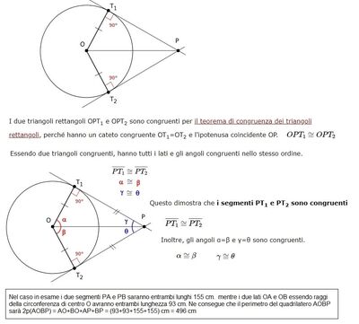 Teorema delle tangenti a una circonferenza da un punto esterno 3