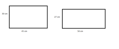 rettangoli 30×45 e 50×27