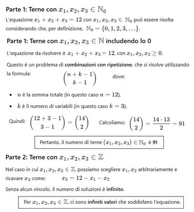 somma  uguale a 12