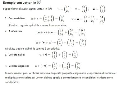 Spazi vettoriali 2