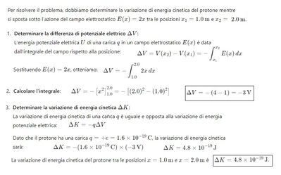 Variazione energia cinetica