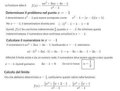 limite con parametro a 1