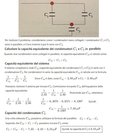 Capacità condensatore