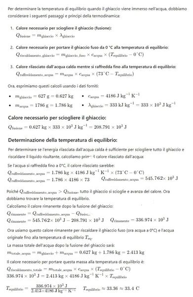 Temperatura di equilibrio