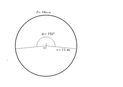 settore circolare r=15