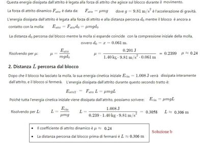 Coeff attrito e distanza percorsa 2