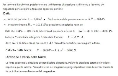 Portone sollecitato da tromba d'aria