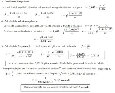 corpo che ruota collegato a molla 2