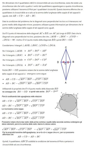 Quadrilatero circoscrivibile in circonferenza