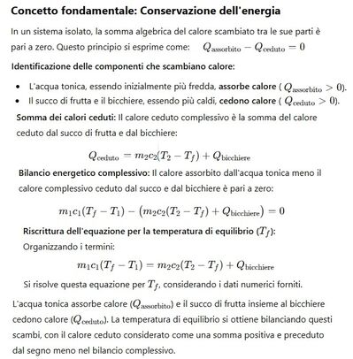 Temperatura finale Cocktail 1