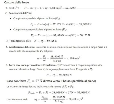 forze agenti lungo piano inclinato 2