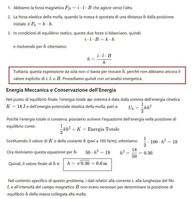 Esercizio 8 pag 460 Amaldi capitolo 21 1a